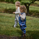Nature Baby Splash Overalls Best Friend Indigo Print
