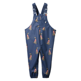 Nature Baby Splash Overalls Best Friend Indigo Print
