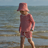 Nature Baby Splash Top Red Sea Stripe