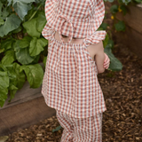 Nature Baby Petal Top Dandelion Gingham