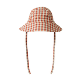 Nature Baby Sunhat Red Dandelion Gingham