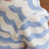 Nature Baby River Terry Tee Waves Print