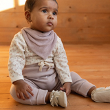 Nature Baby Terry Triangle Bib Lilac