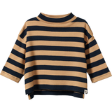 Nature Baby Turtle Neck Navy/Caramel Stripe