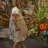 Nature Baby Valentina Dress Red Flora