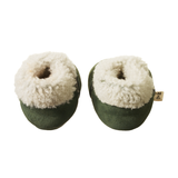 Nature Baby Lambskin Booties Thyme