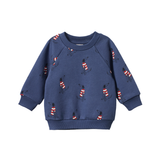 Nature Baby Emerson Sweater -  Best Friend Indigo Print