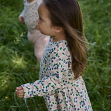 Nature Baby Long Sleeve Twirl Dress Grande Briarwood Print