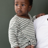 Nature Baby Kimono Jacket Nettle Twin Stripe