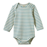 Nature Baby Long Sleeve Bodysuit Mineral Sailor Stripe