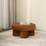 Lume Ottoman - Walnut