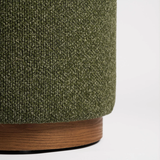 Hickory Small Ottoman - Thyme