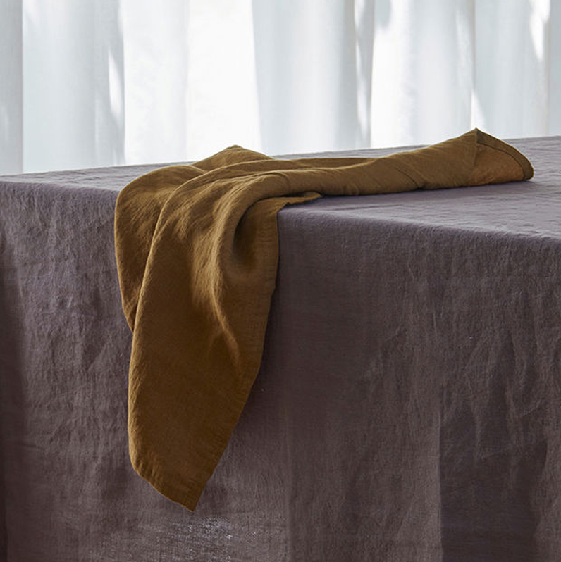 Citta Linen Napkin Ochre