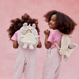 Olli Ella Hopalong Unicorn Backpack - Pink