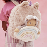 Olli Ella Hopalong Unicorn Backpack - Pink