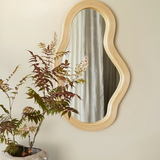 Ferm Living Pond Mirror - Medium - Rattan - Natural