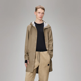 Rains Long Jacket Beige