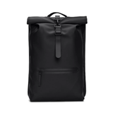 Rains Rolltop Rucksack Black