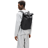 Rains Rolltop Rucksack Black