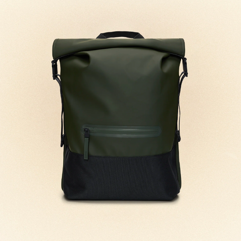 Rains Trail Rolltop Bag Green