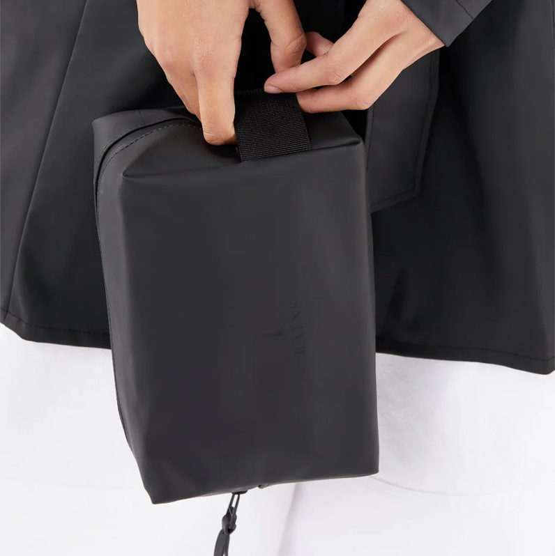 Rains Wash Bag Small Black