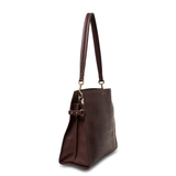 Saben Beatrice Shoulder Bag Espresso Croc