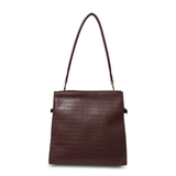 Saben Beatrice Shoulder Bag Espresso Croc