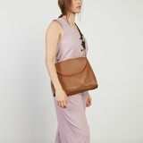 Saben Becks Shoulder Bag Tan Luxe