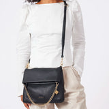 Saben Daria Shoulder Bag - Black Bubble