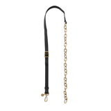 Saben Feature Chain Strap Black + Gold Link