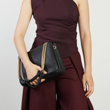 Saben Florence Shoulder Bag Black Bubble