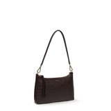 Saben Haven Shoulder Bag Cacao Croc