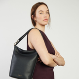 Saben Jojo Shoulder Bag Black Pebble