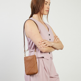 Saben Maggie Crossbody Bag Tan Bias