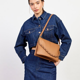 Saben Matilda Crossbody Toffee & Tonal Chain