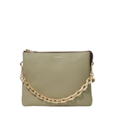 Saben Matilda Crossbody Eucalyptus + Chunky Chain