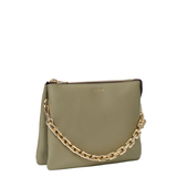 Saben Matilda Crossbody Eucalyptus + Chunky Chain