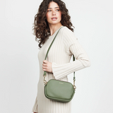 Saben Odile Crossbody Cactus + Suede