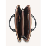 Saben Parker Briefcase - Black Croc