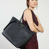 Saben Tia Shoulder Bag Black + Bronze