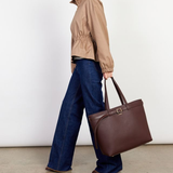 Saben Tia Shoulder Bag Espresso + Bronze