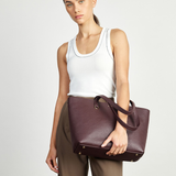 Saben Tilbury Shoulder Bag Merlot/Bronze