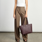 Saben Tilbury Shoulder Bag Merlot/Bronze
