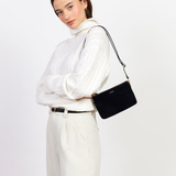 Saben Tilly Crossbody Black Suede