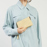 Saben Tilly Crossbody Raffia Stitched Weave