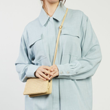 Saben Tilly Crossbody Raffia Stitched Weave