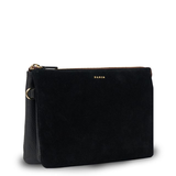 Saben Tilly's Big Sis Crossbody Black Suede