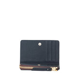 Saben Wednesday Wallet Black Croc with White Stitch