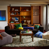 Sage & Clare Agata Velvet Cushion - Ultramarine