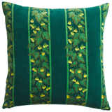 Sage & Clare Agata Velvet Cushion - Verdant